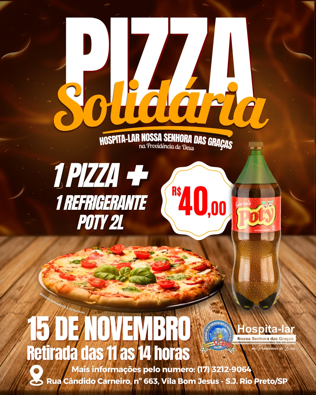3ª Pizza Solidária