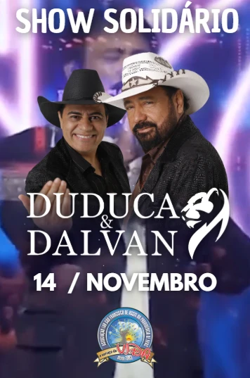 Jantar Show Beneficente com Duduca e Dalvan